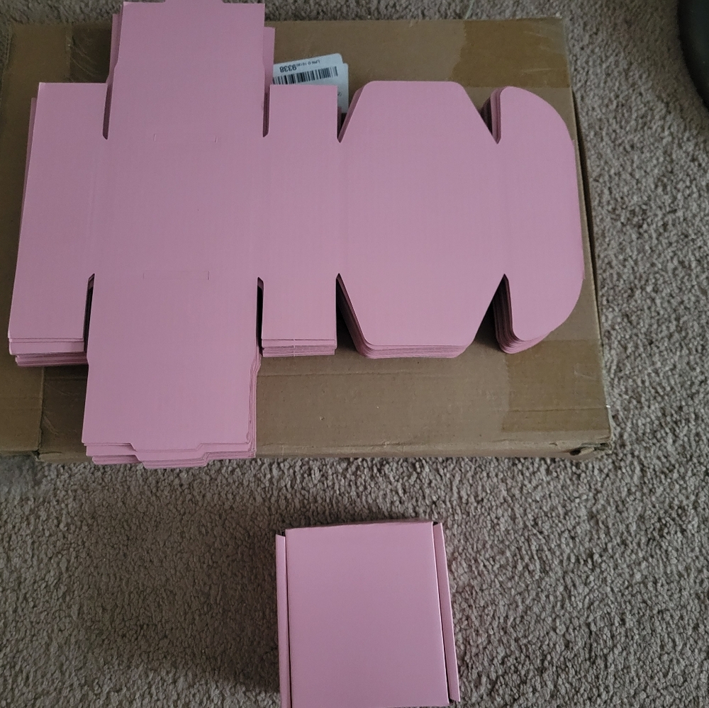 Pink Party Favor Boxes 20ct